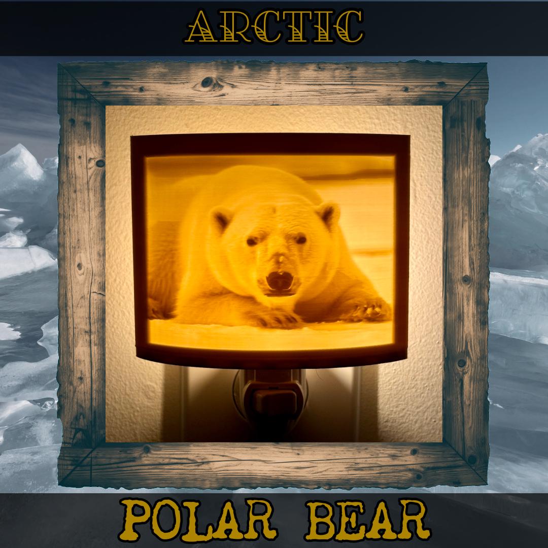 Arctic Inhabitants | Animal Night Lights | 3D Printed Polar Wildlife Decor