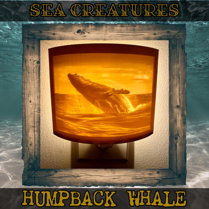Sea Creatures | Animal Night Lights | 3D Printed Ocean Wildlife Decor