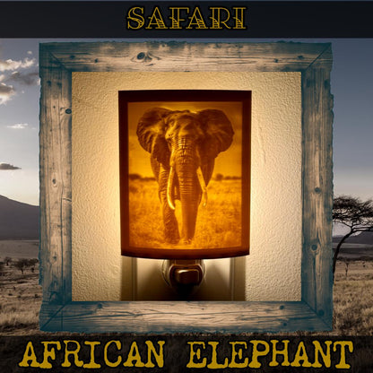Safari Dwellers | Animal Night Lights | 3D Printed African Wildlife Decor