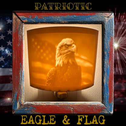Patriotic Night Lights | 3D Printed American Pride Decor