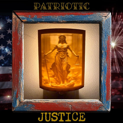 Patriotic Night Lights | 3D Printed American Pride Decor