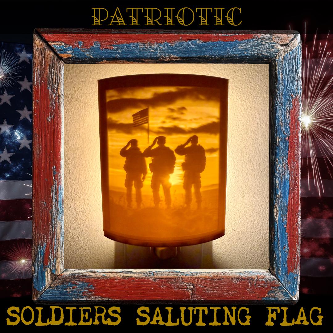 Patriotic Night Lights | 3D Printed American Pride Decor