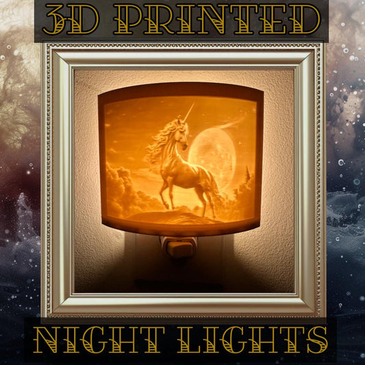 Mythology & Spirituality Night Lights | 3D Printed Unique Decor