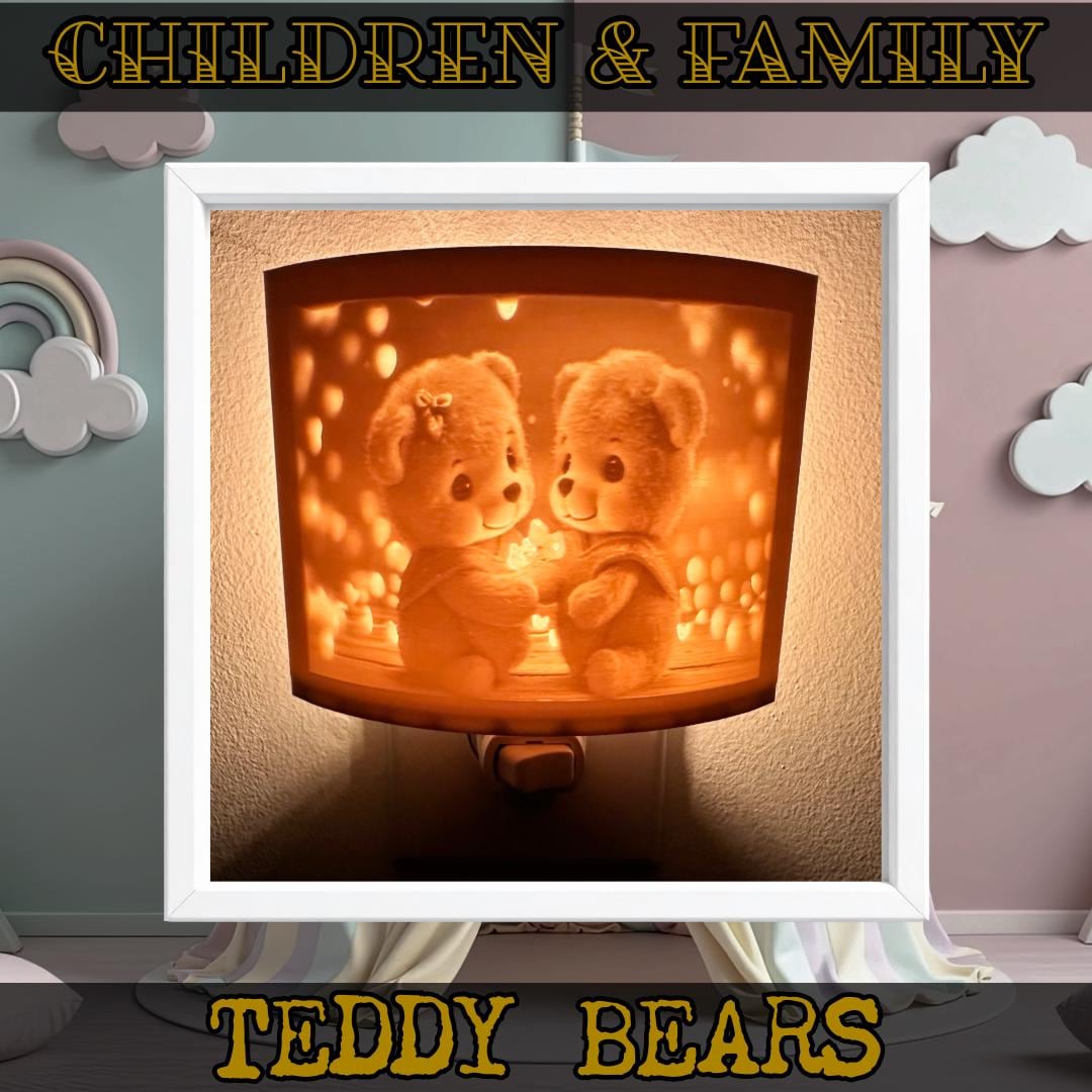 Children & Family Night Lights | 3D Printed Kids Decor