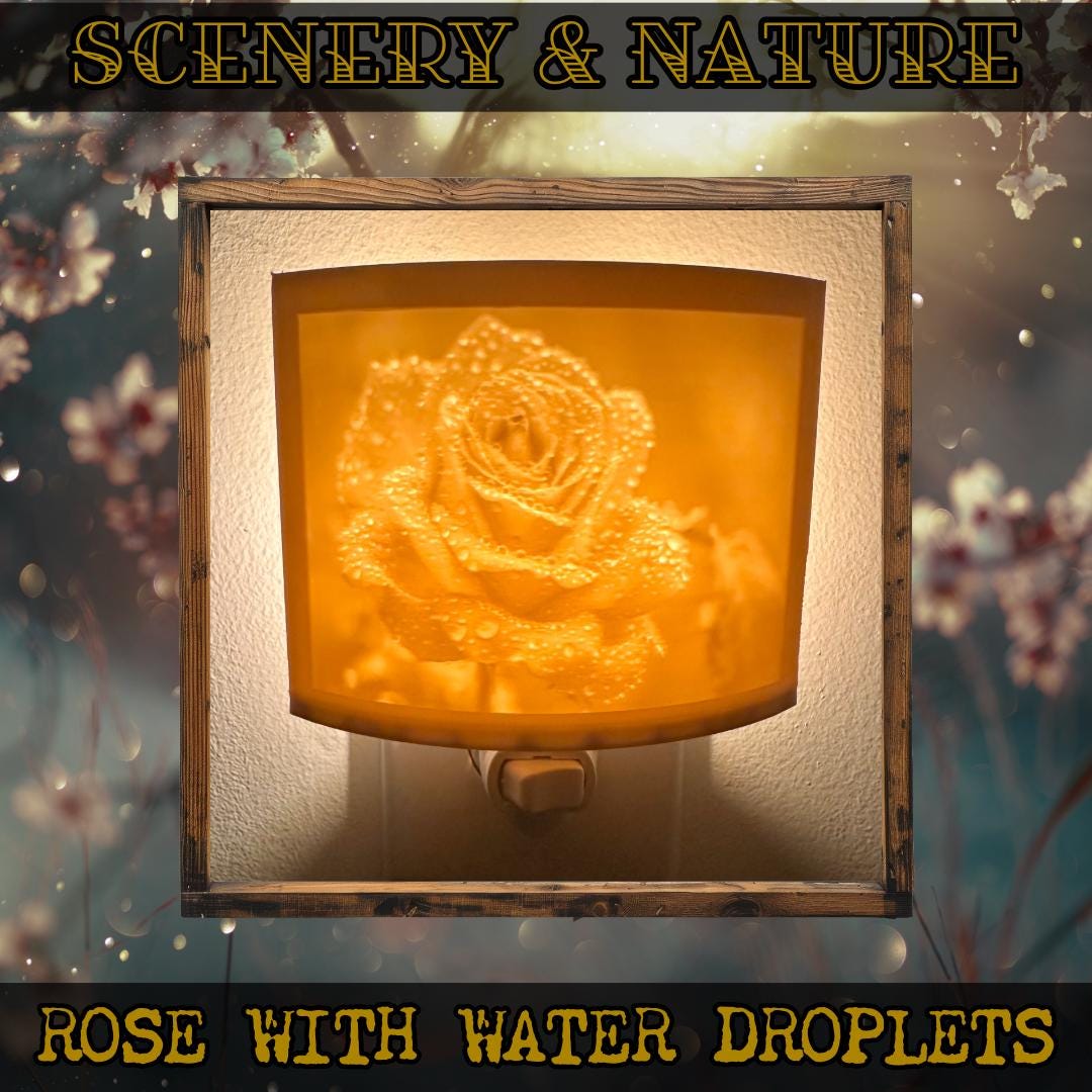 Scenery & Nature Night Lights | 3D Printed Nature Decor
