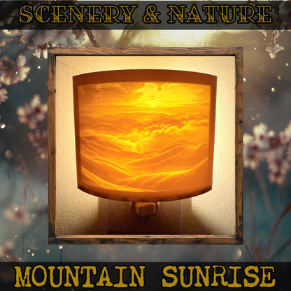 Scenery & Nature Night Lights | 3D Printed Nature Decor