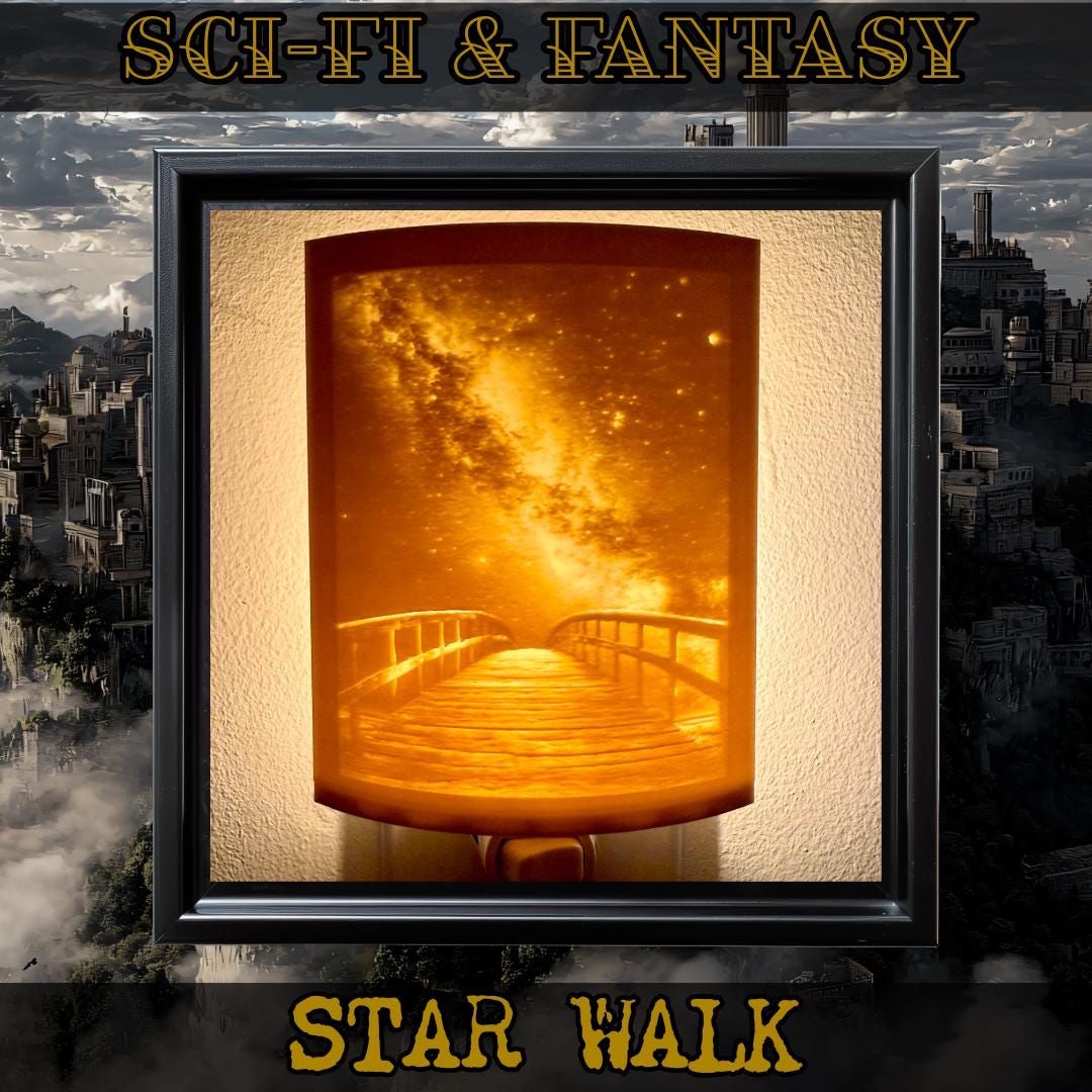 Sci-Fi & Fantasy Night Lights | 3D Printed Unique Decor