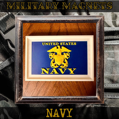 US Military Branch Magnets | 3D Printed Military Decor