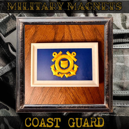 US Military Branch Magnets | 3D Printed Military Decor