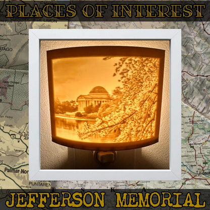 Local Sights Night Lights | 3D Printed Washington D.C. Decor