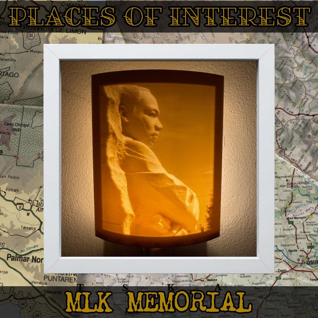 Local Sights Night Lights | 3D Printed Washington D.C. Decor