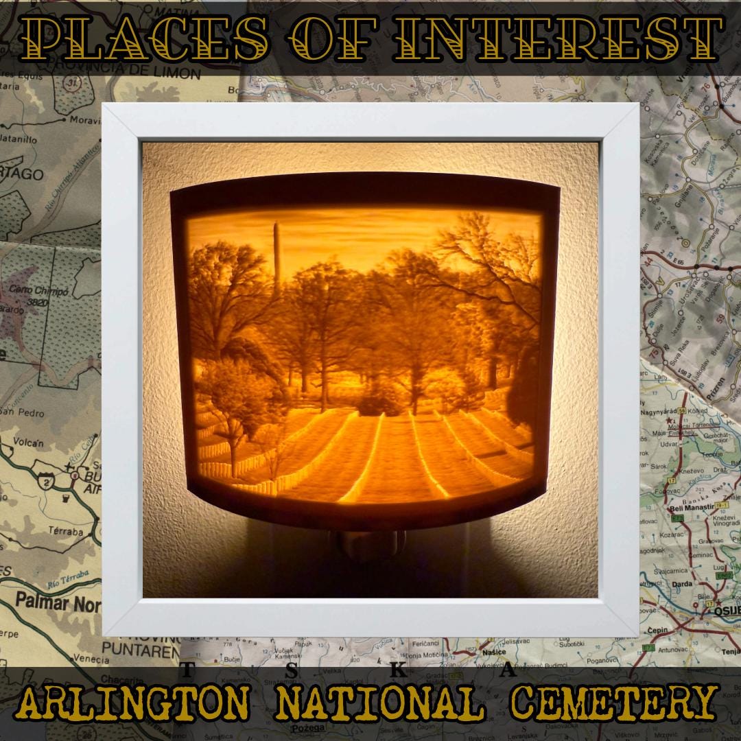 Local Sights Night Lights | 3D Printed Washington D.C. Decor