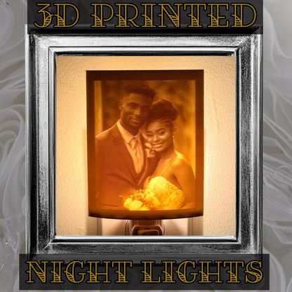 Personalized Night Light | Lithophane Night Light