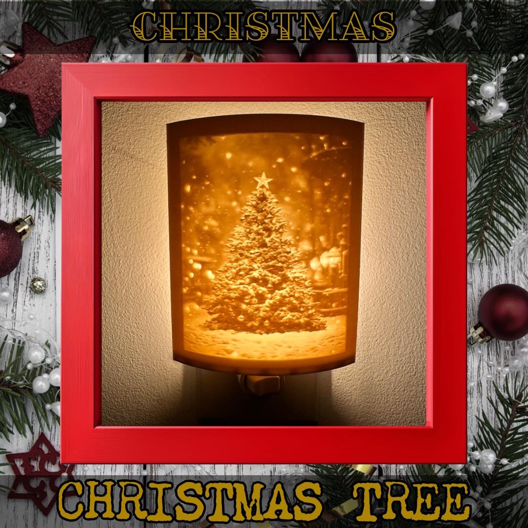 Christmas Night Lights | 3D Printed Holiday Gift