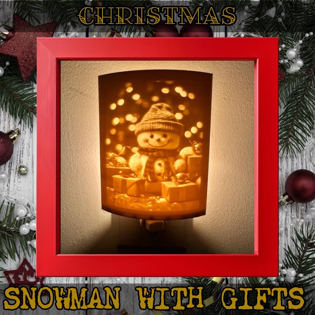 Christmas Night Lights | 3D Printed Holiday Gift
