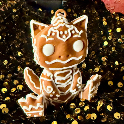 3D Printed Gingerbread Christmas Ornaments | Unique Holiday Decor