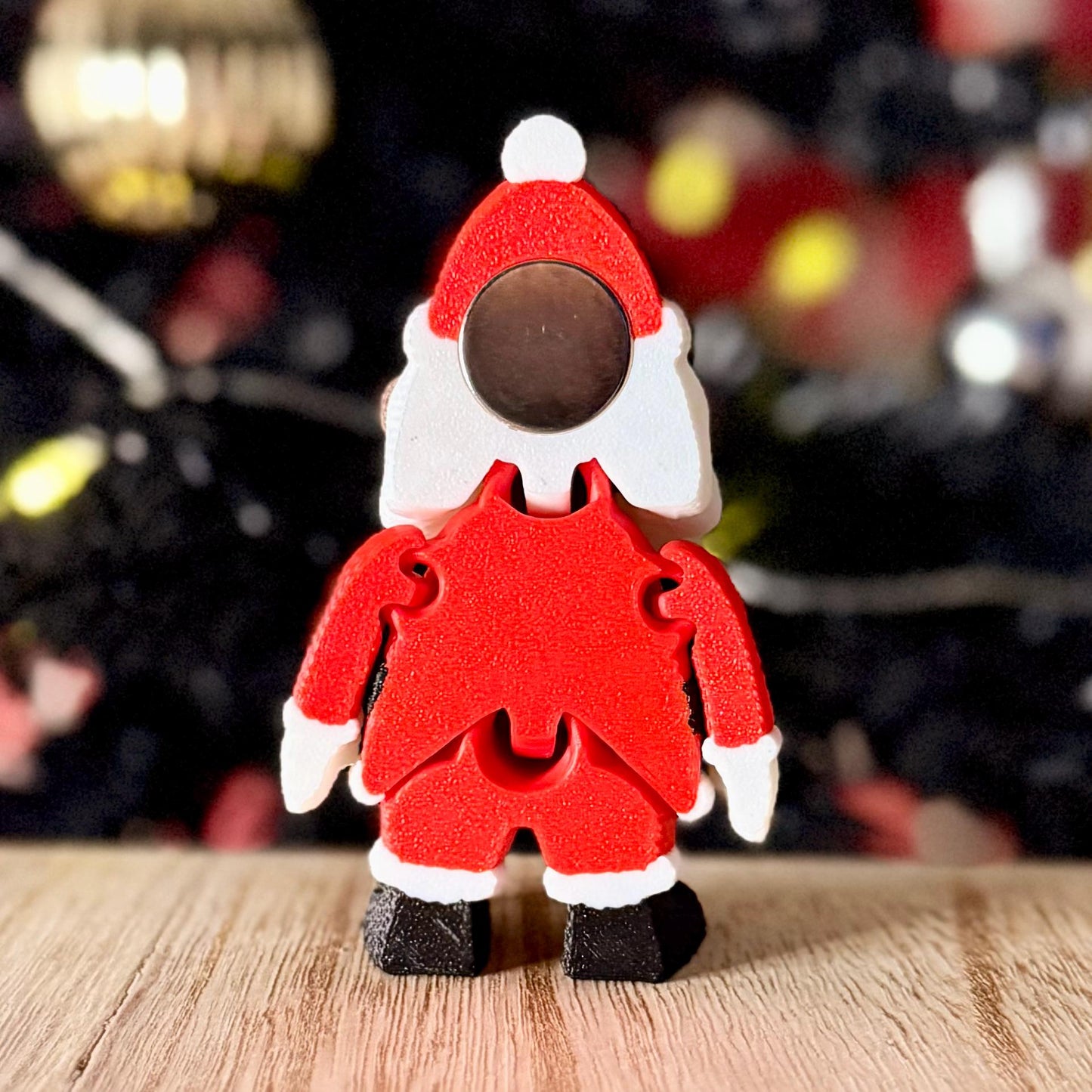 Santa & Snowman Magnets | Inclusive 3D Printed Christmas Decor