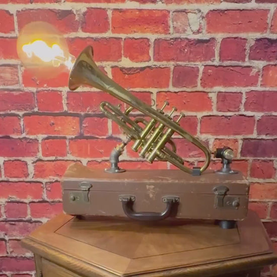 The Trumpet | Upcycled Lamp