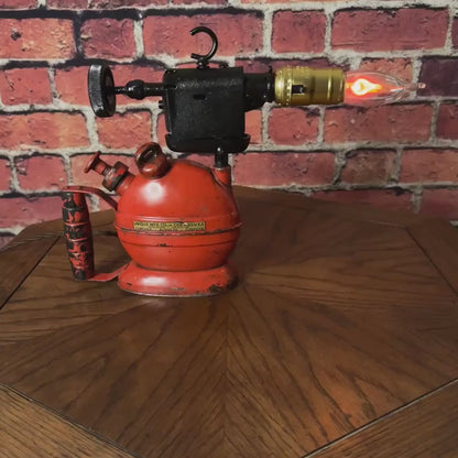 The Blowtorch | Upcycled Tool Lamp | Industrial Decor
