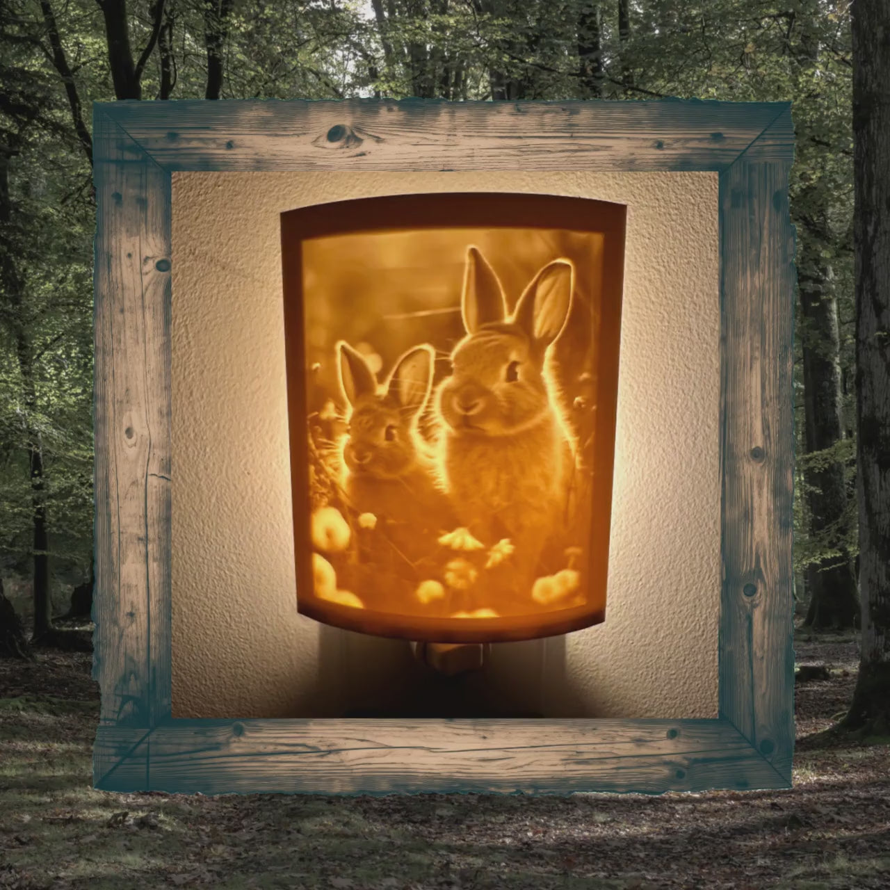 Forest Creatures | Animal Night Lights | 3D Printed Woodland Wildlife Decor