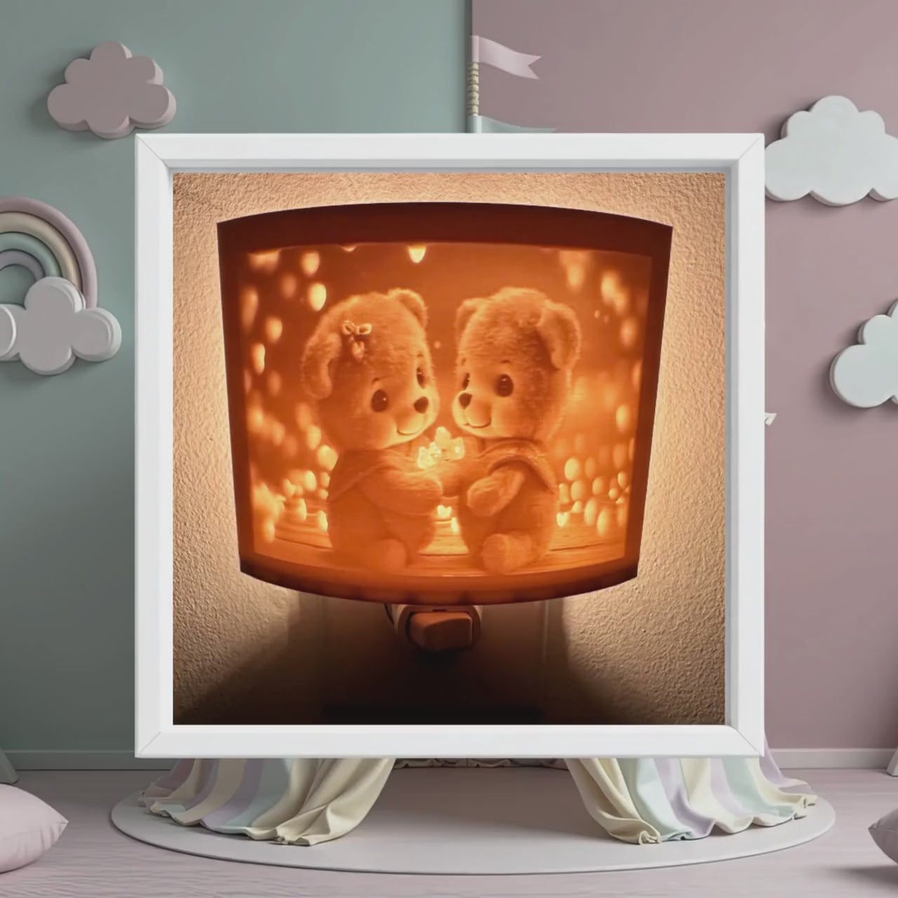 Children & Family Night Lights | 3D Printed Kids Decor