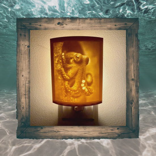 Sea Creatures | Animal Night Lights | 3D Printed Ocean Wildlife Decor
