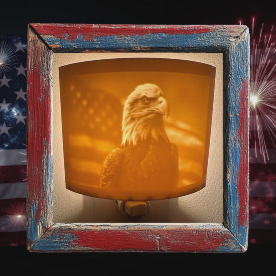 Patriotic Night Lights | 3D Printed American Pride Decor