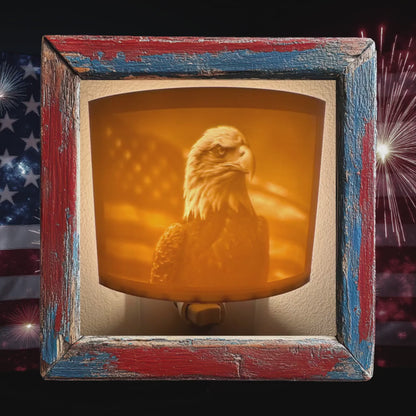 Patriotic Night Lights | 3D Printed American Pride Decor