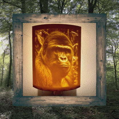 Primates | Animal Night Lights | 3D Printed Jungle Wildlife Decor