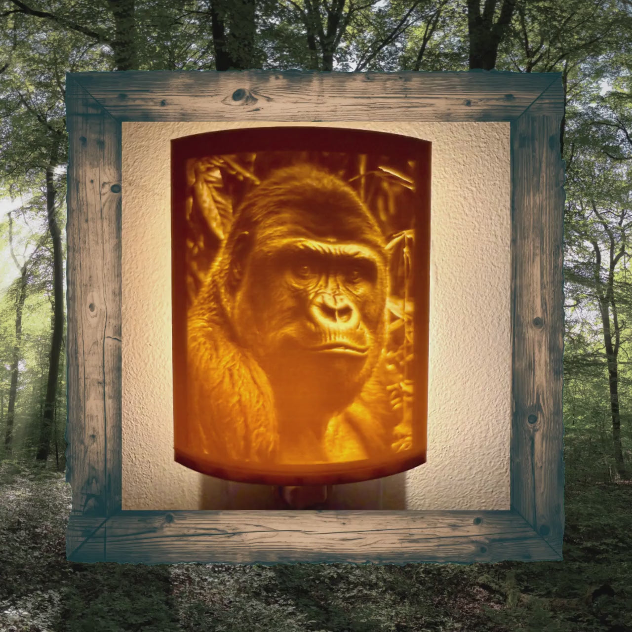 Primates | Animal Night Lights | 3D Printed Jungle Wildlife Decor